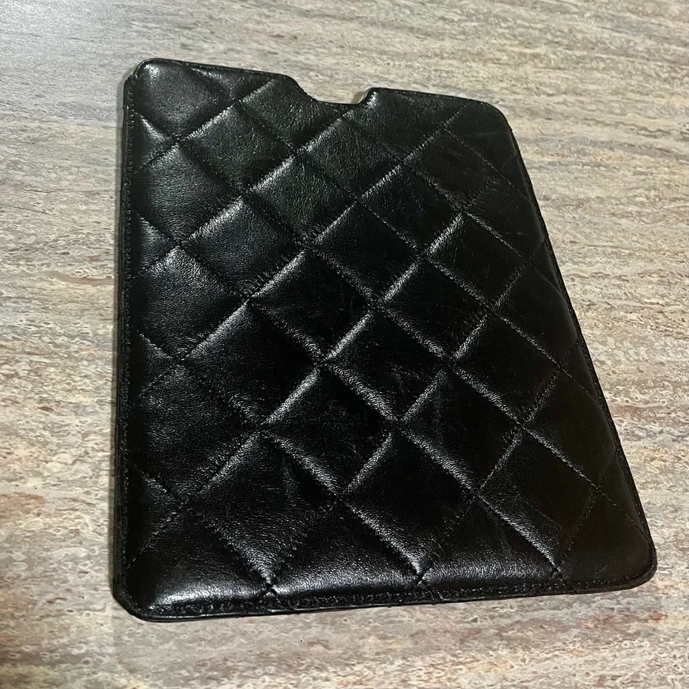 Michael Kors quilted tablet cover with gold color studs
